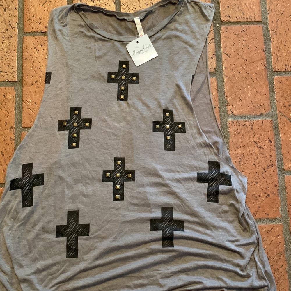 Morgan Claire A Boutique sleeveless T shirt